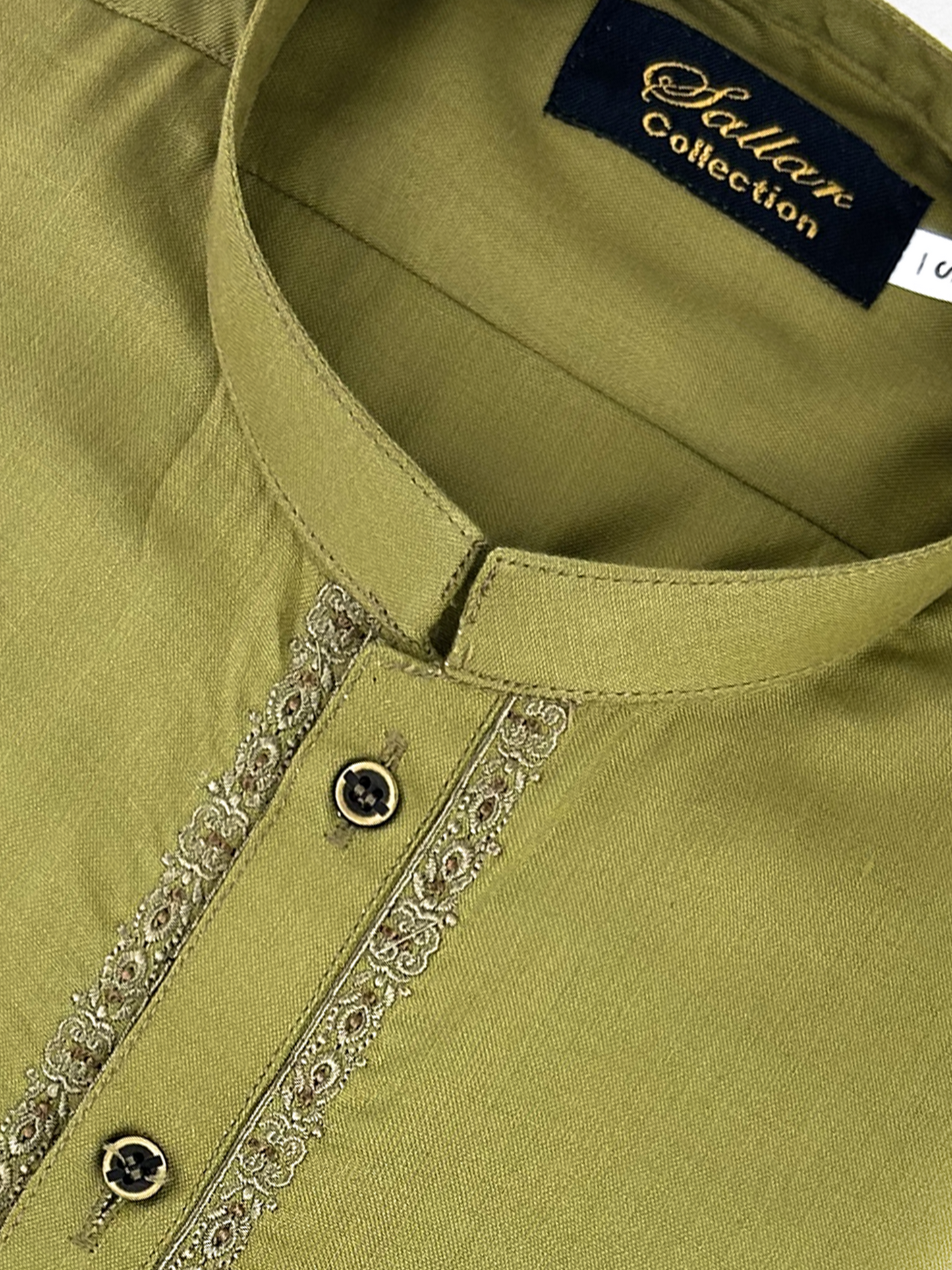 752- 05 Mustard Stitched Suit Kameez Shalwar For Men MSK189