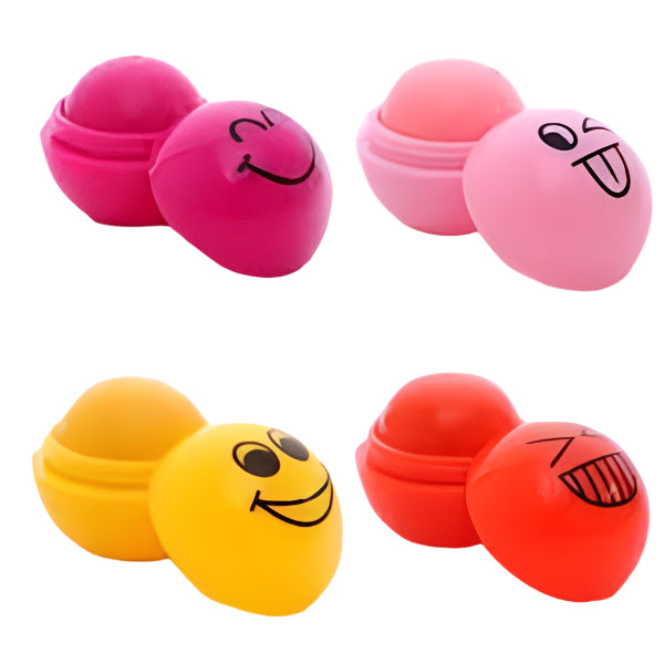 Multi Emoji Face Lip Balm Multicolor