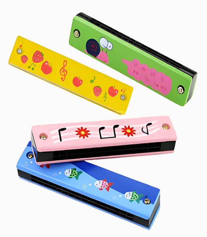 Multidesign Harmonica Mouth Organ Wooden Musical Instrument STA51