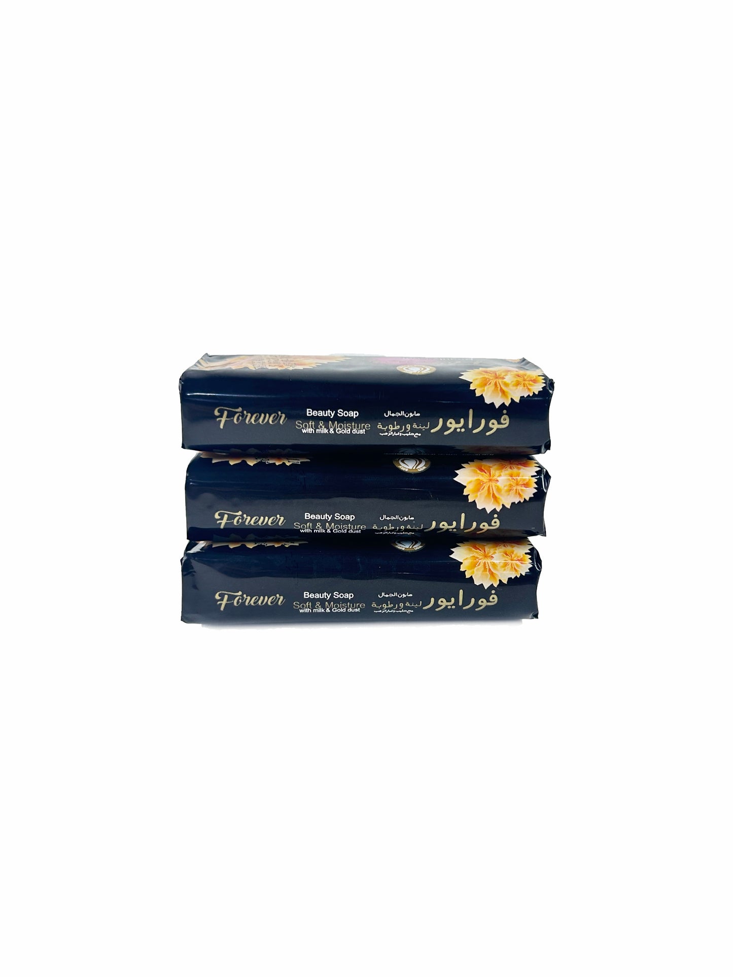 Pack of 3 Forever Milk With Gold Dust Beauty Soap