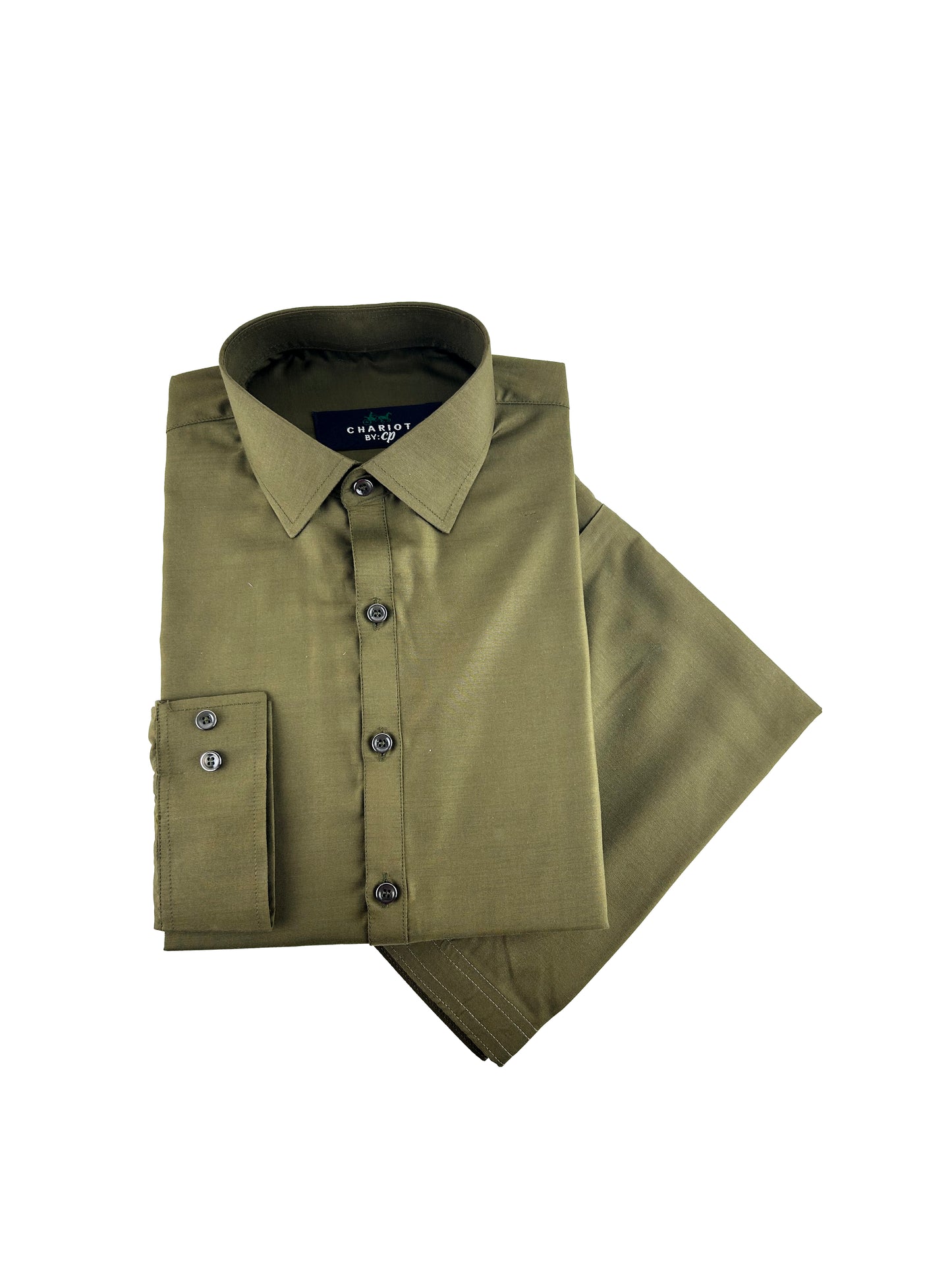 761-6 Deep Olive Green Stitched Suit Kameez Shalwar For Men MSK166