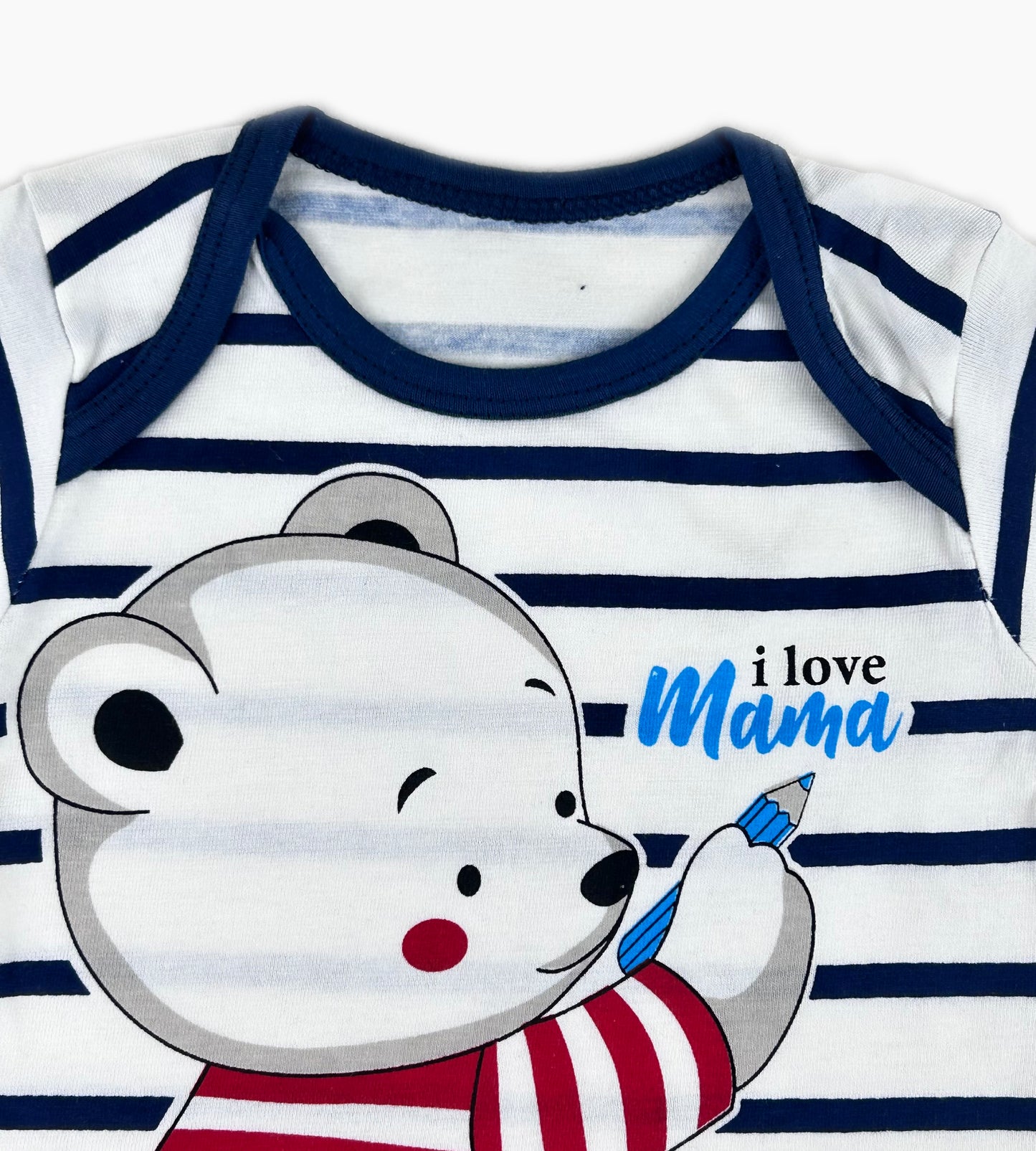 3Mth - 9Mth Little Artist Dark Blue Baba Suit For Newborns UG NBS508