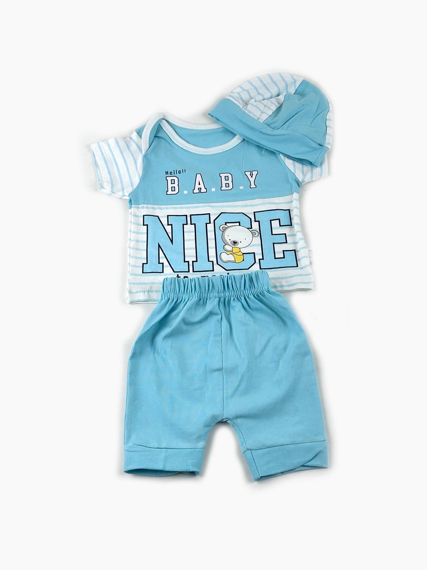 0Mth - 3Mth Baby Ferozi Baba Suit For Newborns NBS529