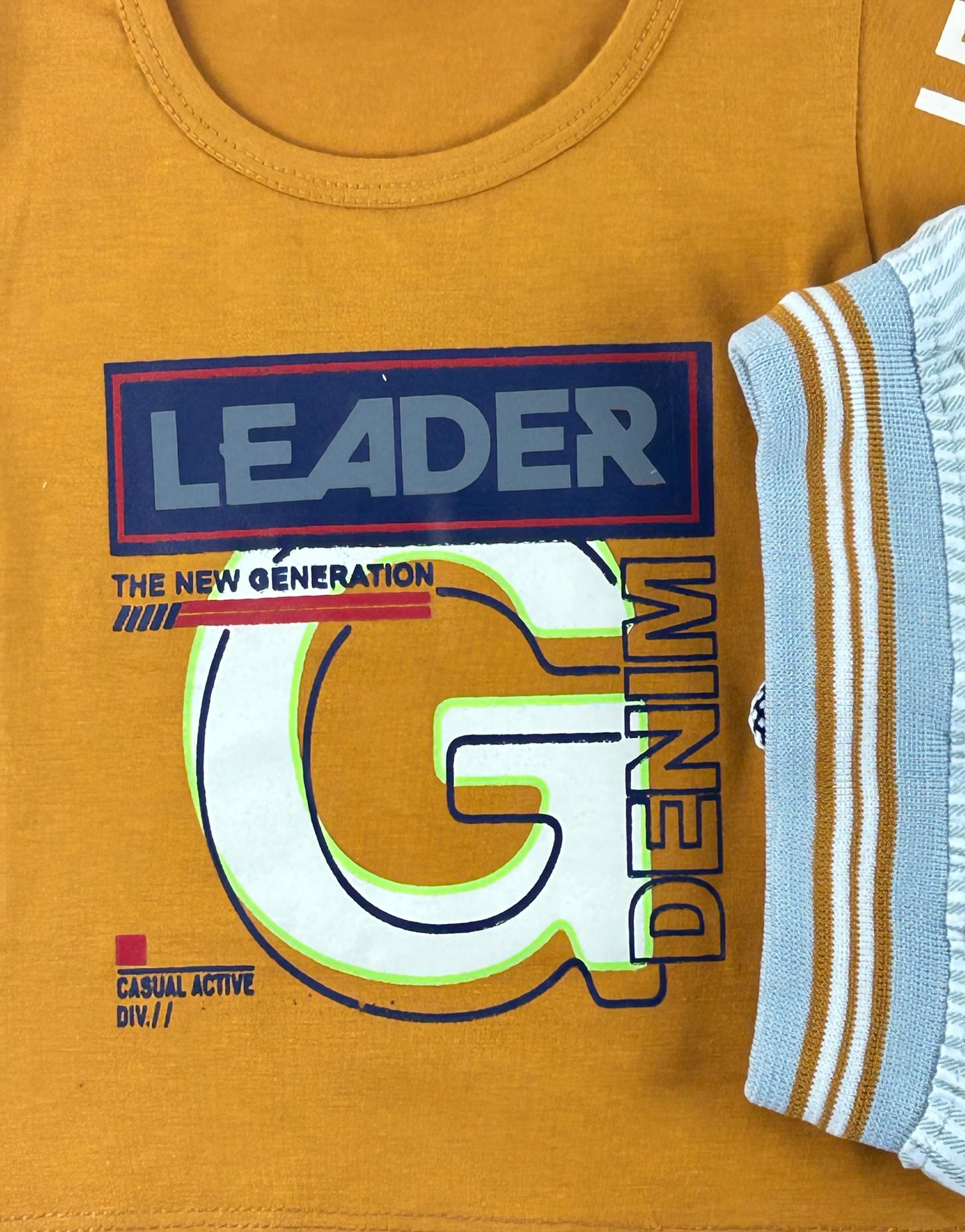 3Mth - 9Mth Leader orange Baba Suit For Newborns UG NBS511