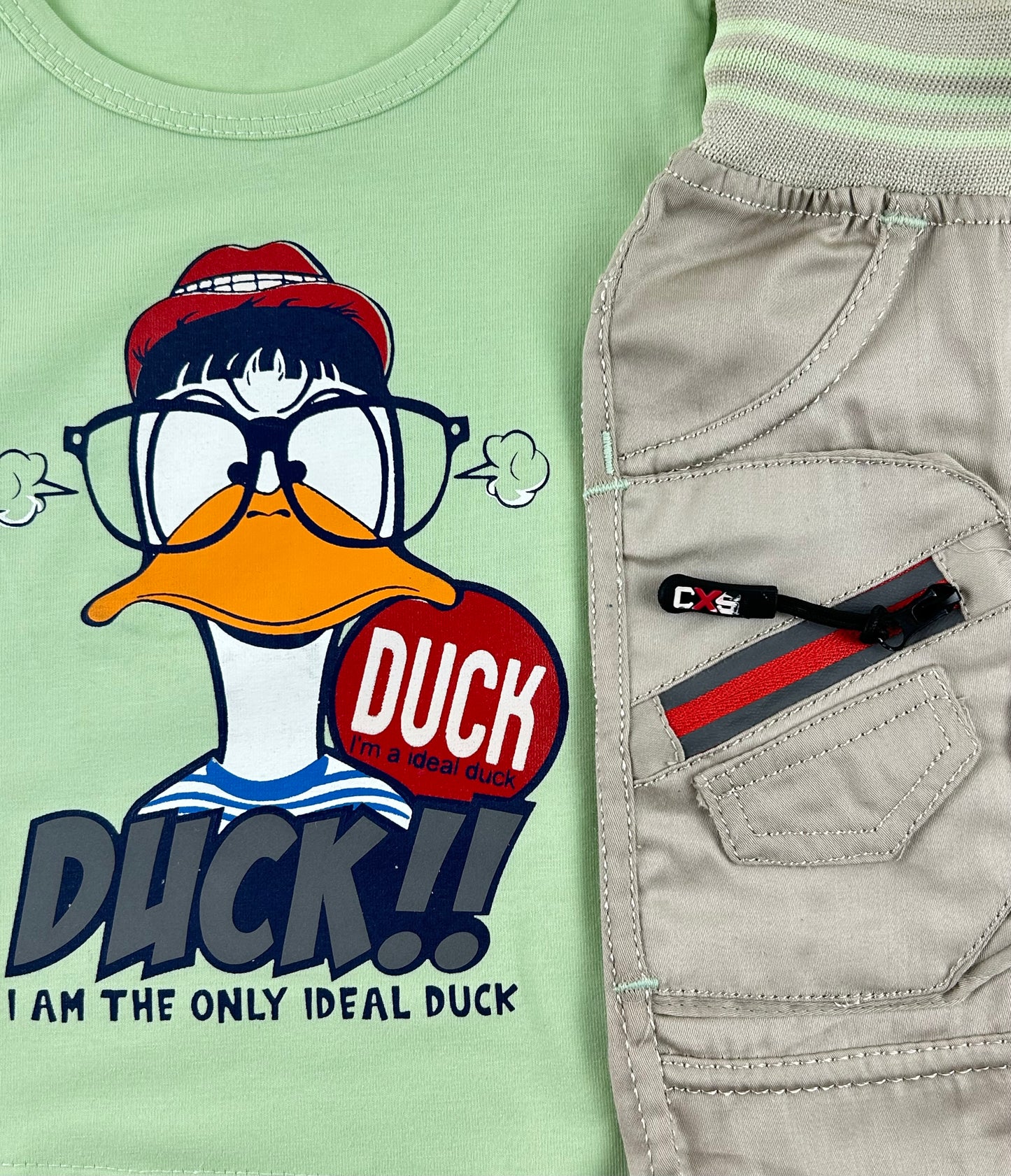 3Mth - 9Mth Duck Green Baba Suit For Newborns UG NBS506