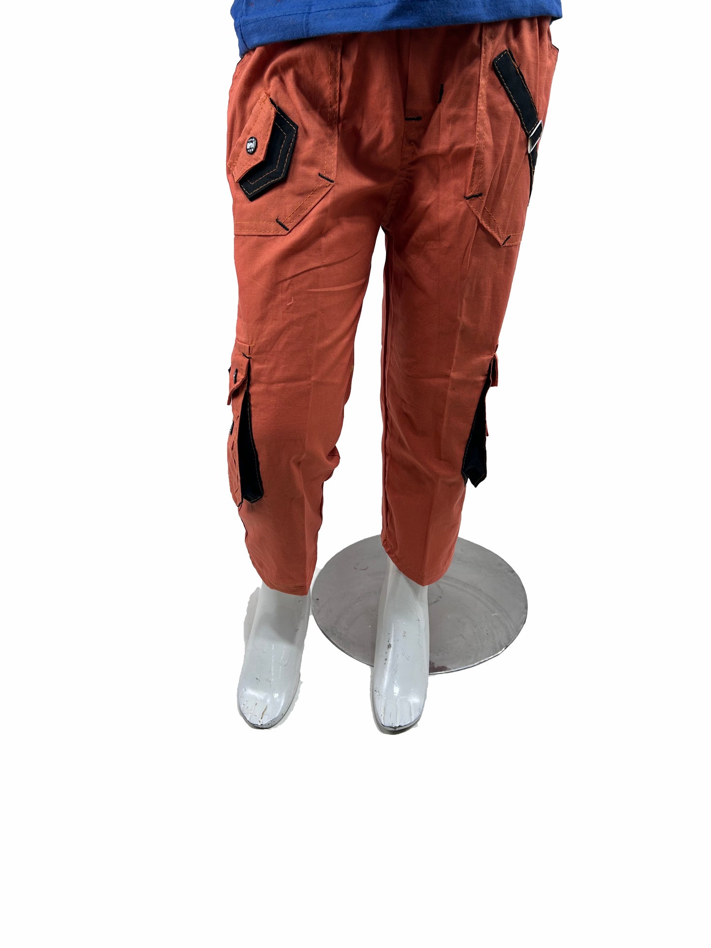 2Yrs - 5Yrs TB Cotton 3-QTR Short For Boys BQS05 Dark Peach