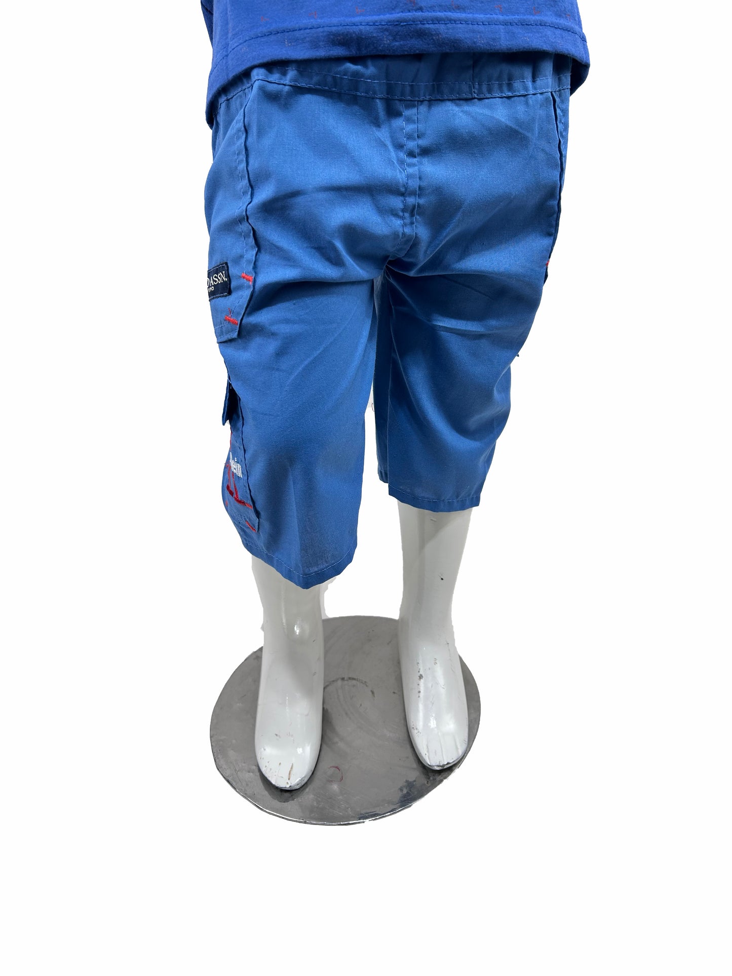 2Yrs - 5Yrs TB Boys 3-QTR Short For Boys BQS08 Blue