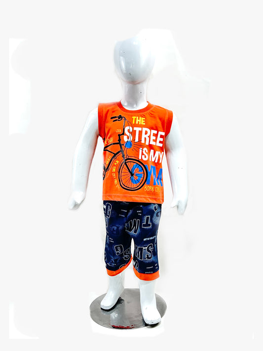 1Yr - 4Yrs RZ Kids Suit Street Orange BS406
