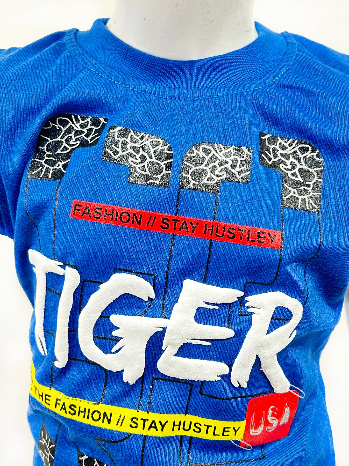1Yr - 4Yrs RZ Kids Suit Tiger Blue BS419 (With Cap)