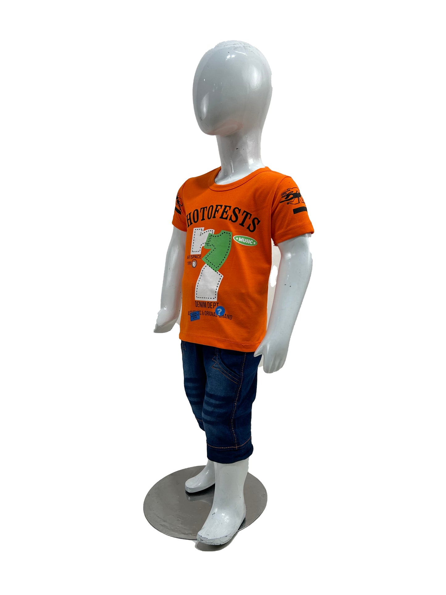 1Yr - 4Yrs TG Kids Suit Photofests Orange BS394