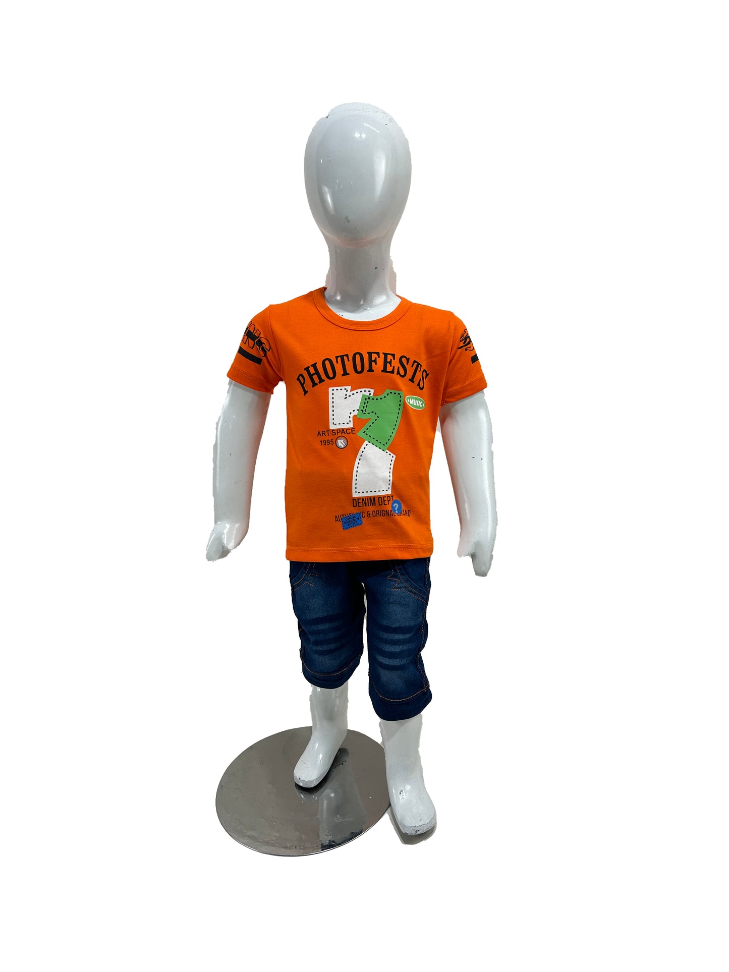 1Yr - 4Yrs TG Kids Suit Photofests Orange BS394