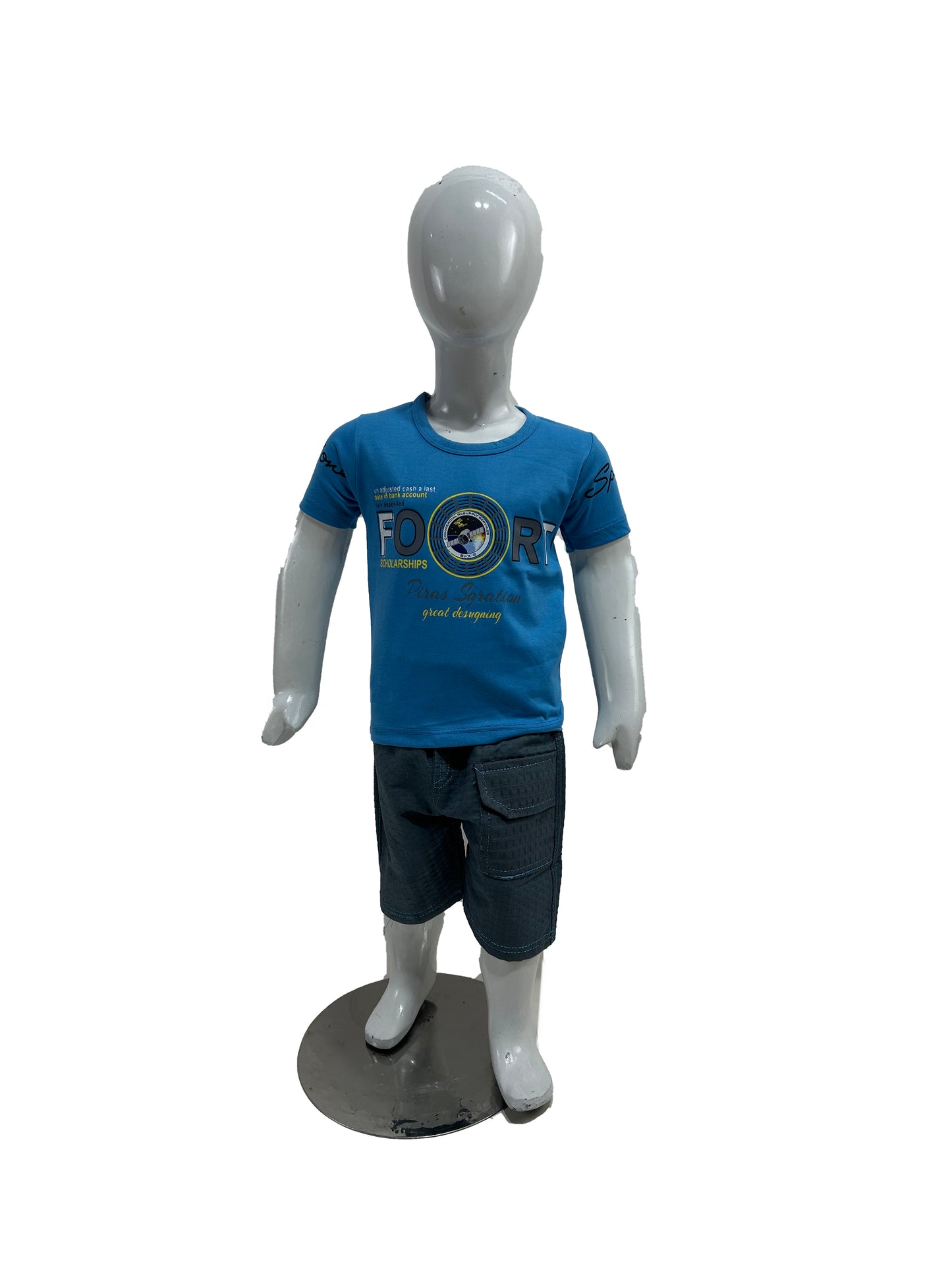 1Yr - 4Yrs TG Kids Suit Fort Persian Blue BS390