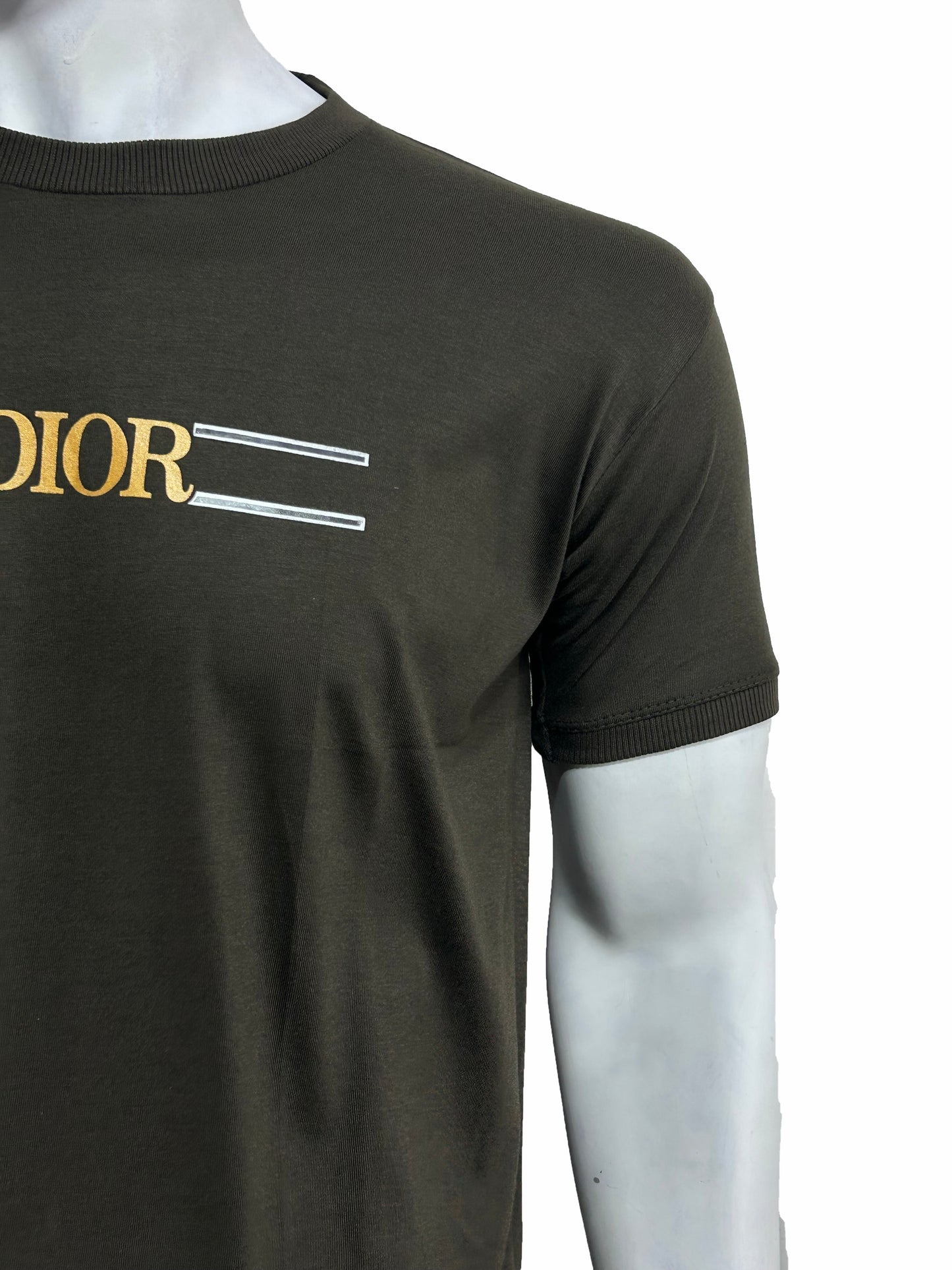 Dark Green Dior T-Shirt For Men MTS386