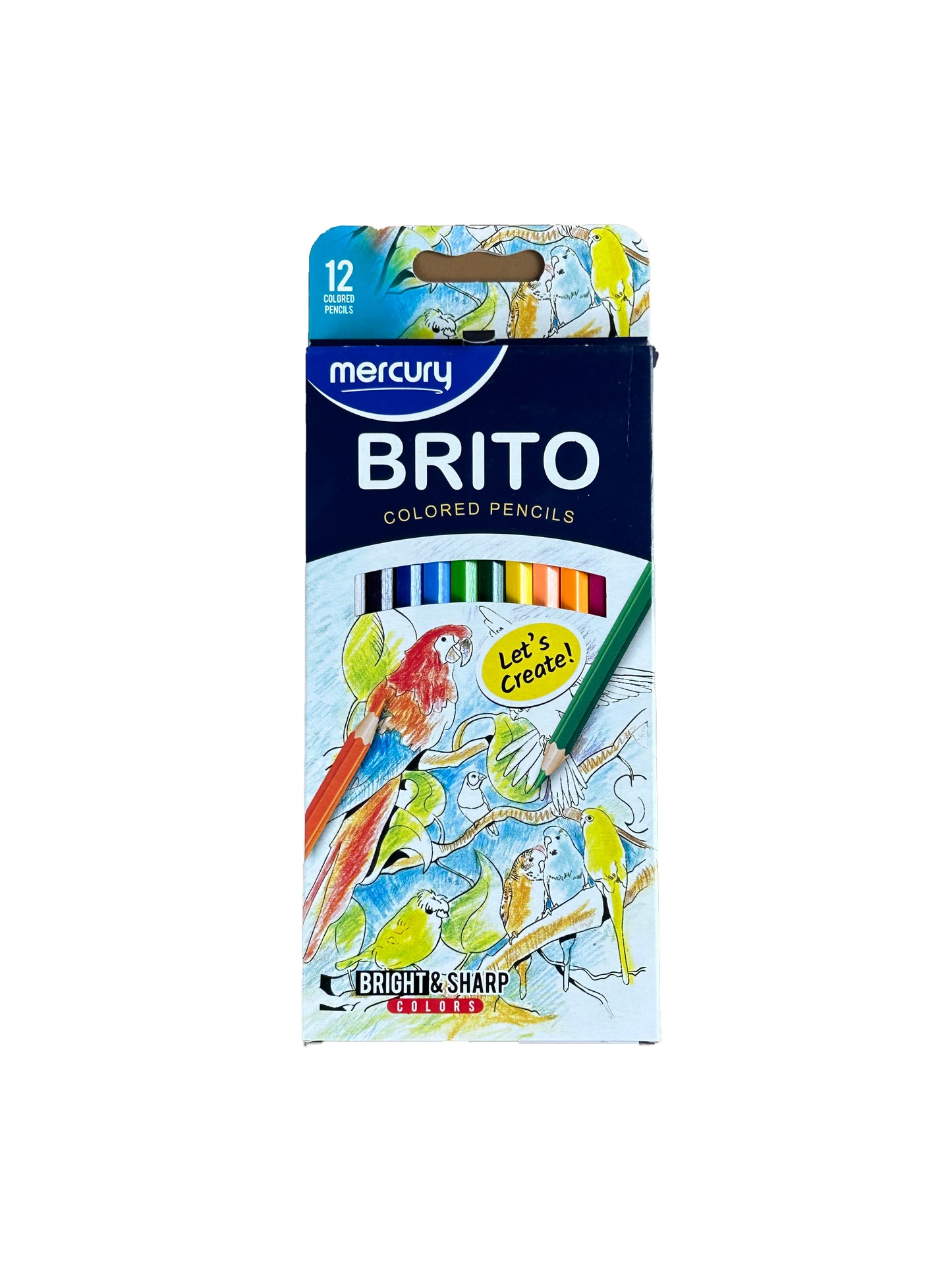 Brito Color Pencils Pack of 12 Triangle PB113