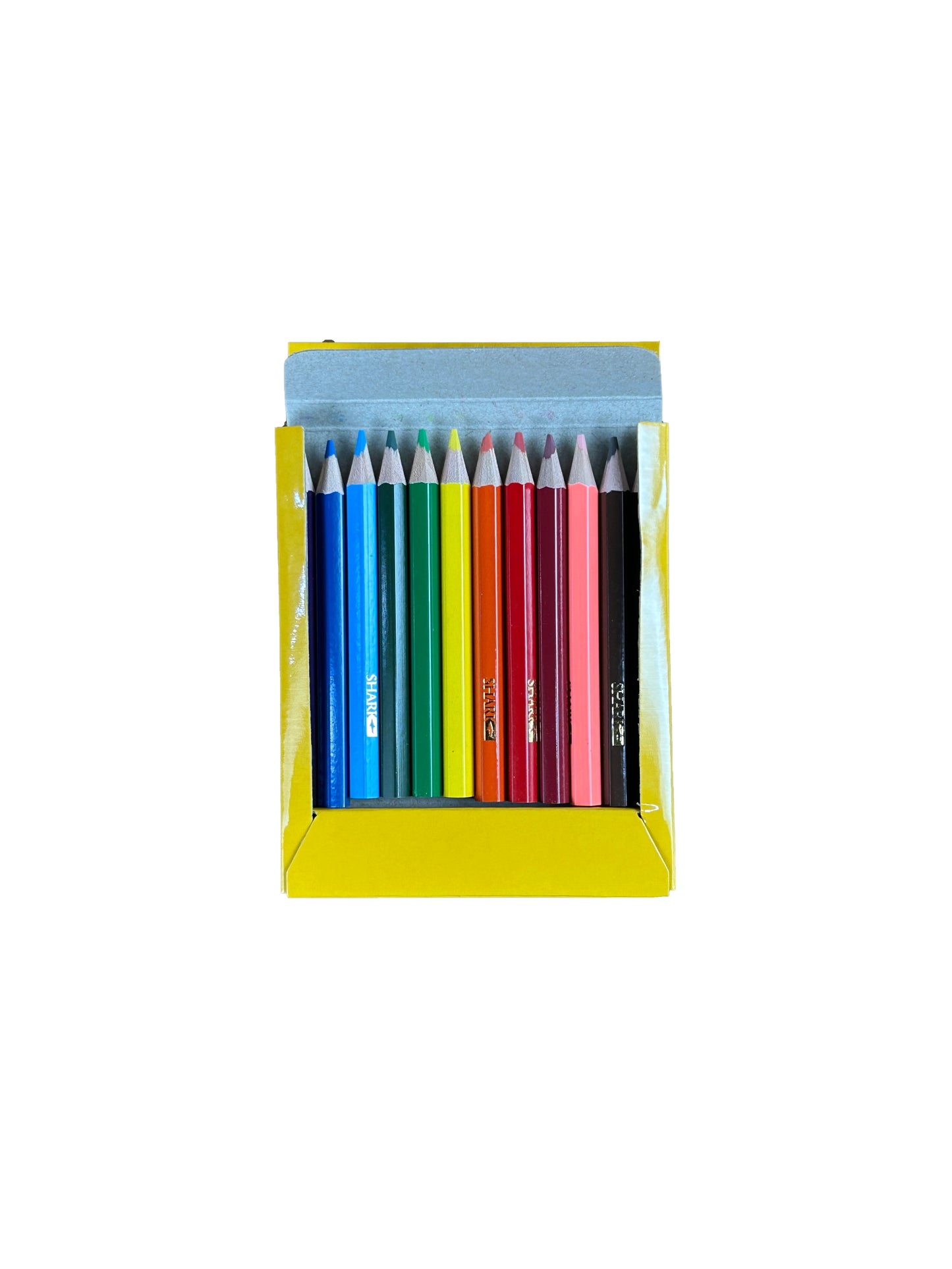 Shark Color Pencils Pack of 12 Hexagonal PB114