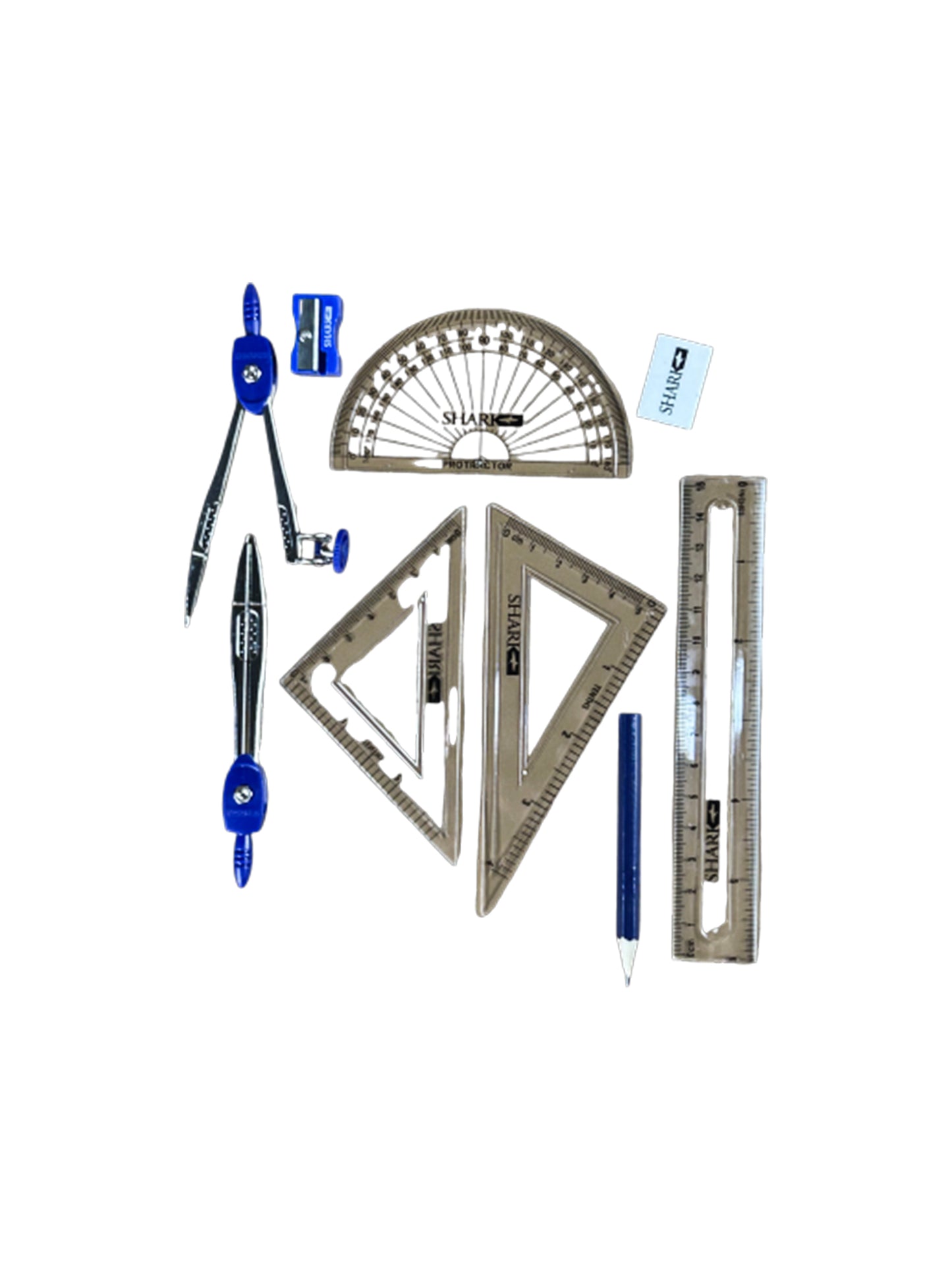 Shark Mathematical Set Metal Geometry Box PB119