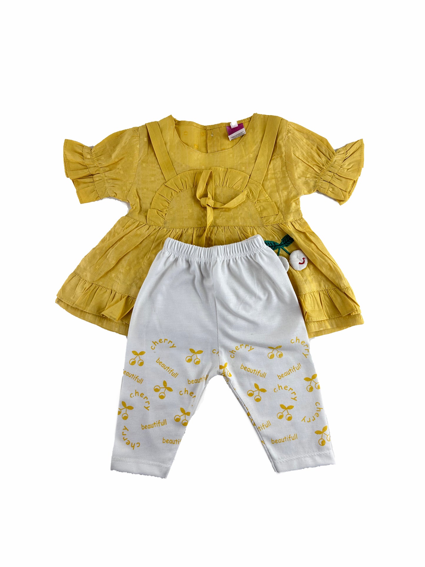 6Mth - 12Mth BG Beautiful Yellow Baby Suit For Newborn NBS417