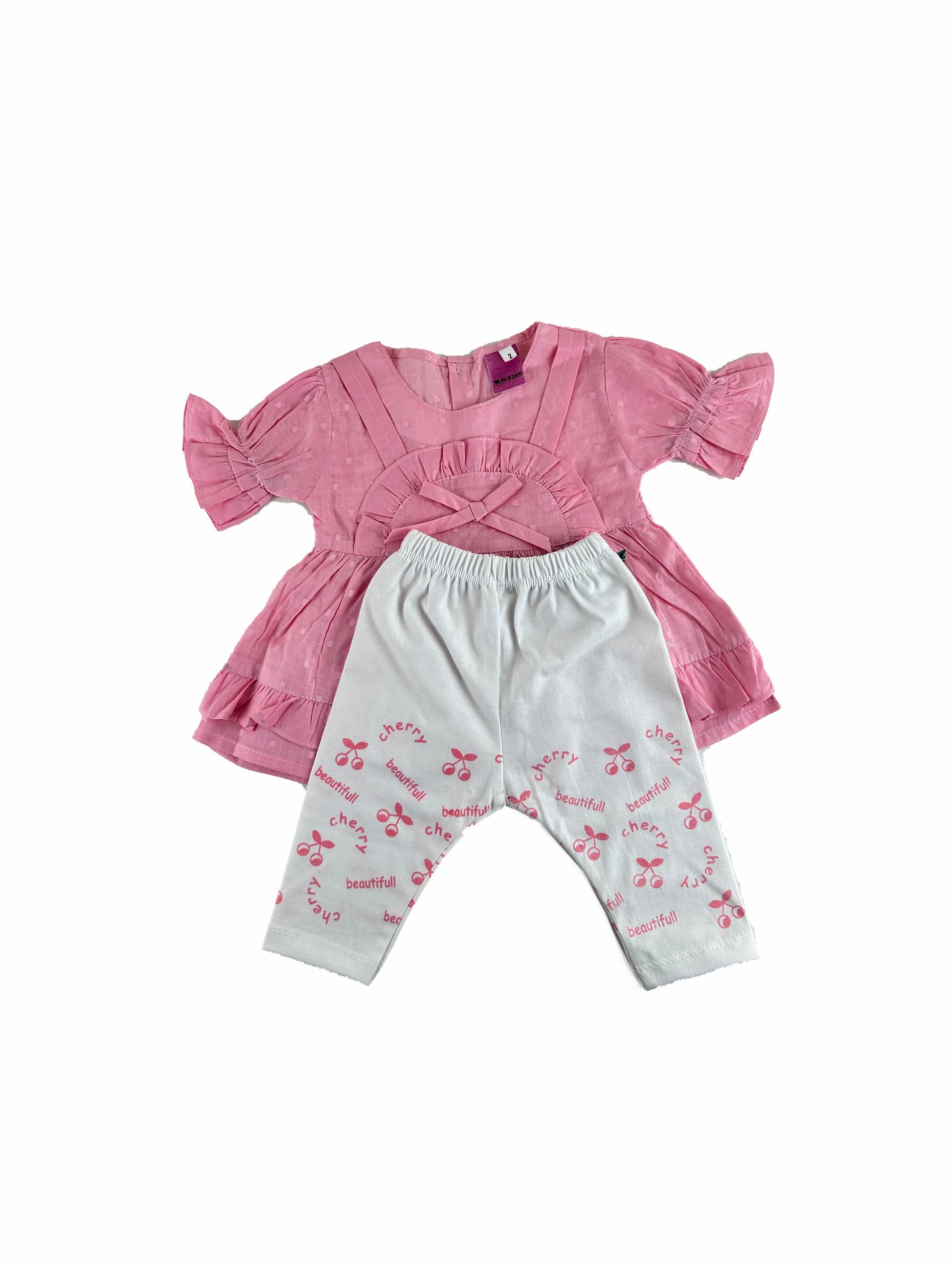 6Mth - 12Mth BG Beautiful Pink Baby Suit For Newborn NBS419