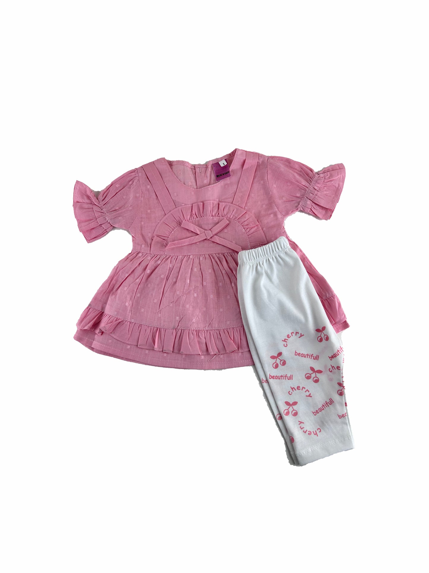 6Mth - 12Mth BG Beautiful Pink Baby Suit For Newborn NBS419