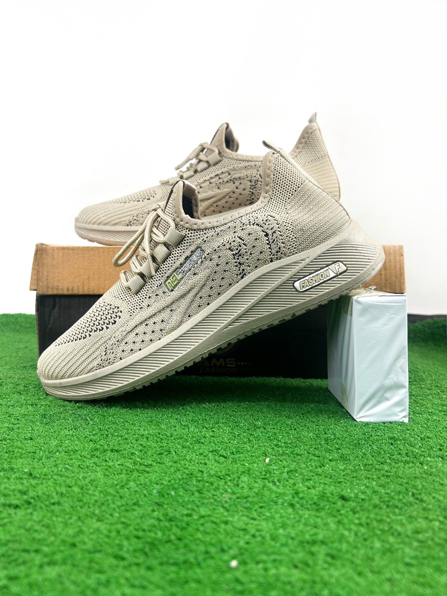 Beige Casual Sneakers For Men MJS138