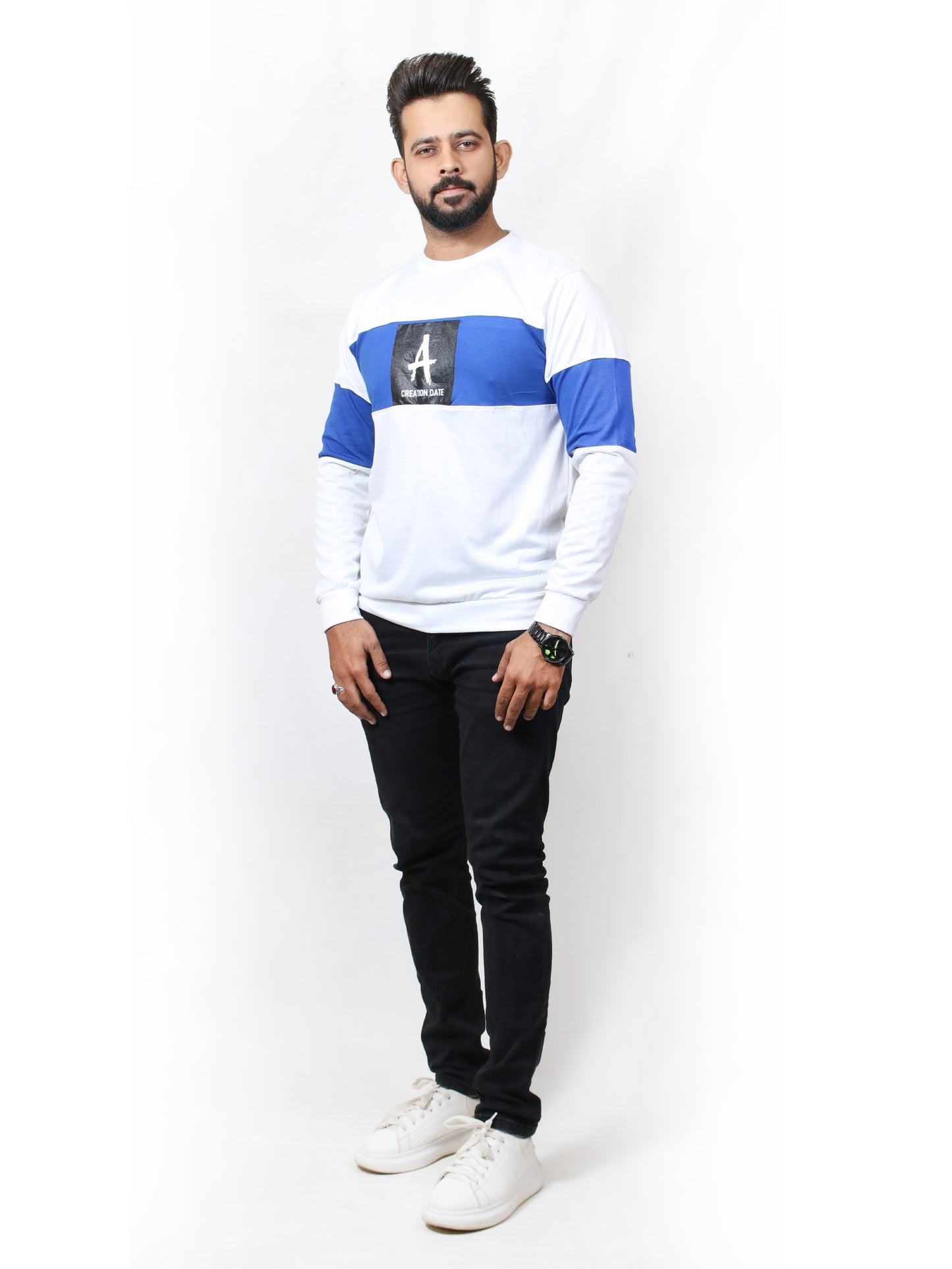 SN Men's Full Sleeve Printed T-Shirt A