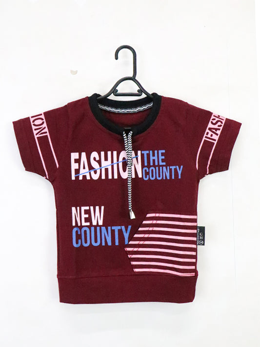 ATT Boys T-Shirt 1.5 Yrs - 3.5 Yrs FC Maroon