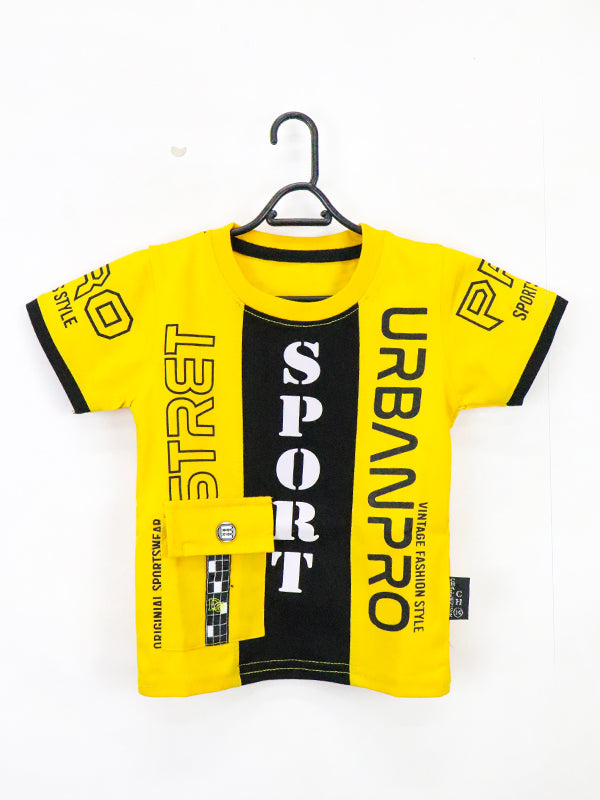 ATT Boys T-Shirt 1.5 Yrs - 3.5 Yrs UPS Yellow