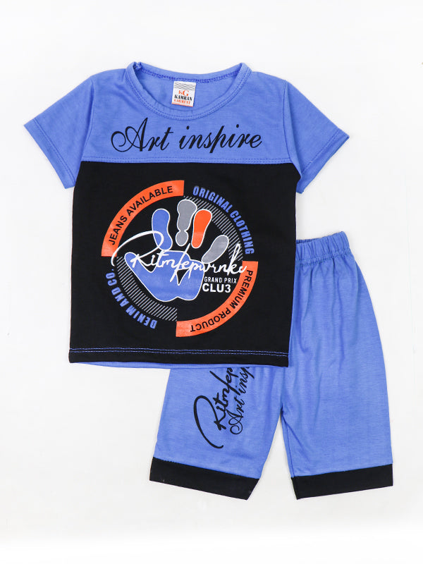 KG Kids Suit 1Yr - 4Yrs Art Blue