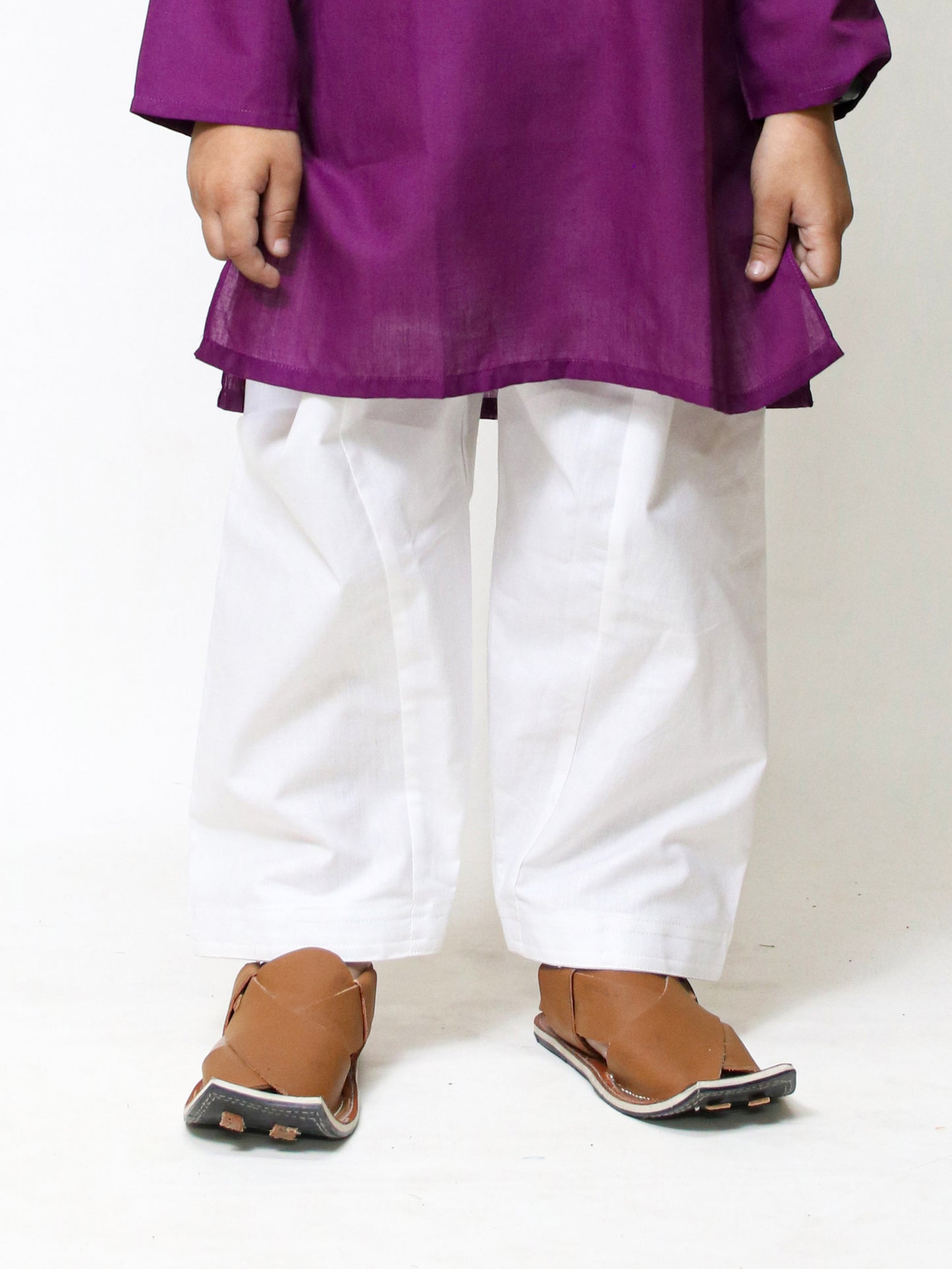 K.T Boys White Shalwar