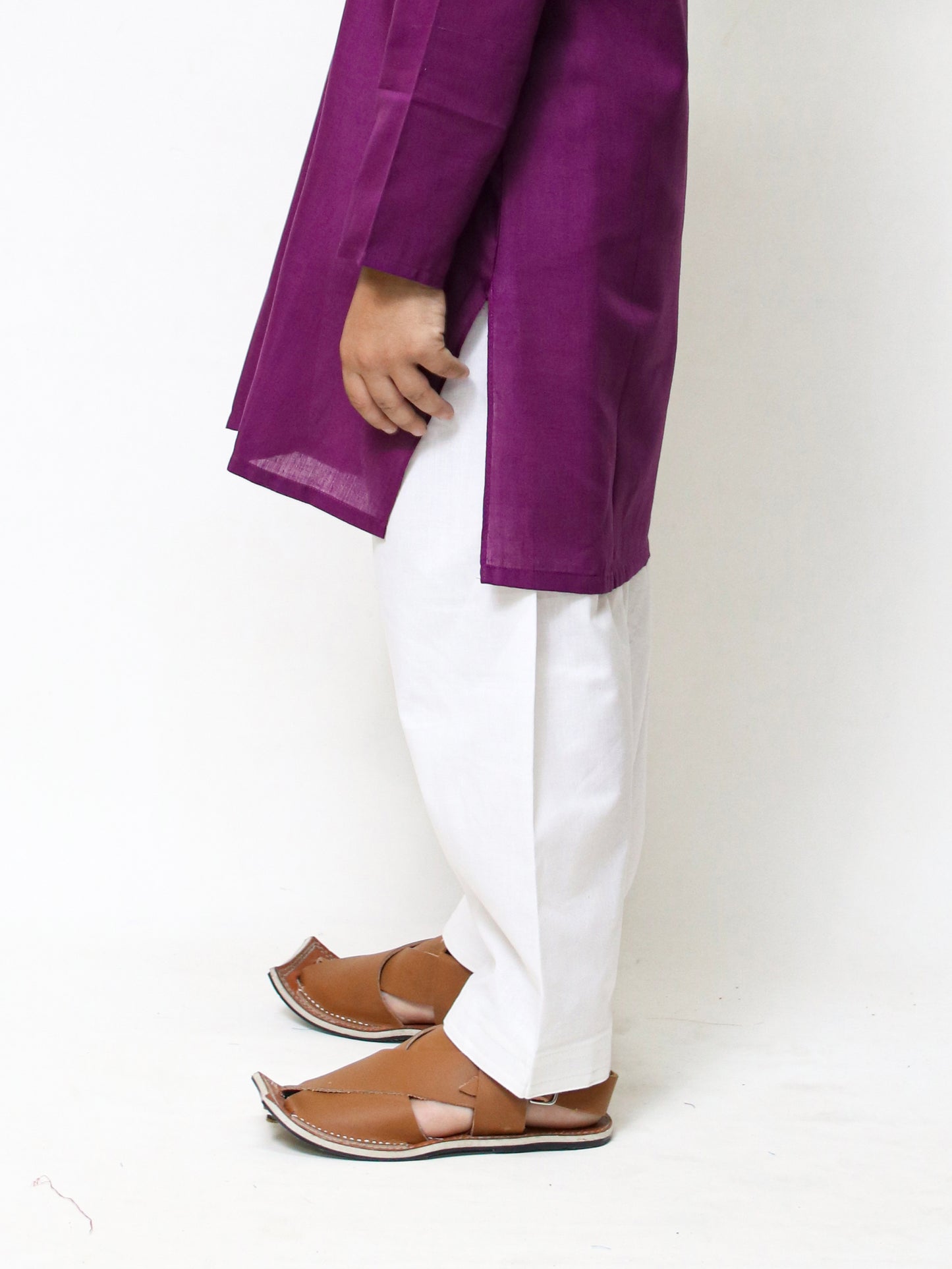 K.T Boys White Shalwar