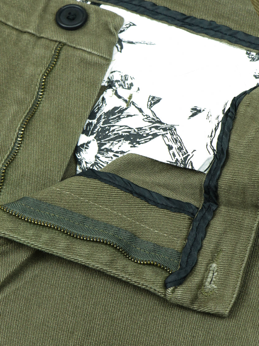 Cotton Chino Pant For Men Green MCP21