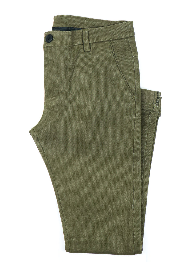 Cotton Chino Pant For Men Green MCP21