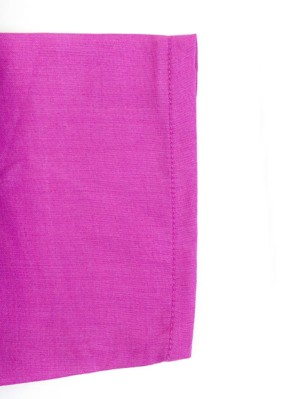 AM Men's Festive Plain Kurta Bright Purple