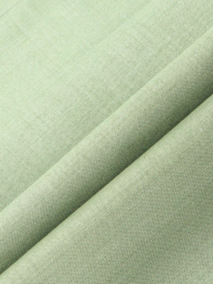 Men's TR Unstitched Kameez Shalwar Fabric Light Green