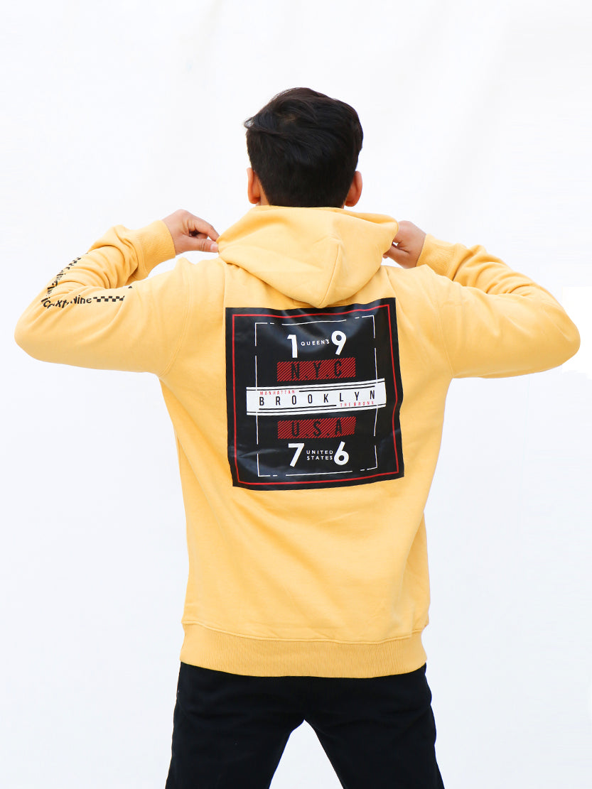 Men's Pullover Hoodie 26 Yellow