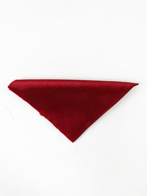 Plain Pocket Square for Men's Dark Maroon