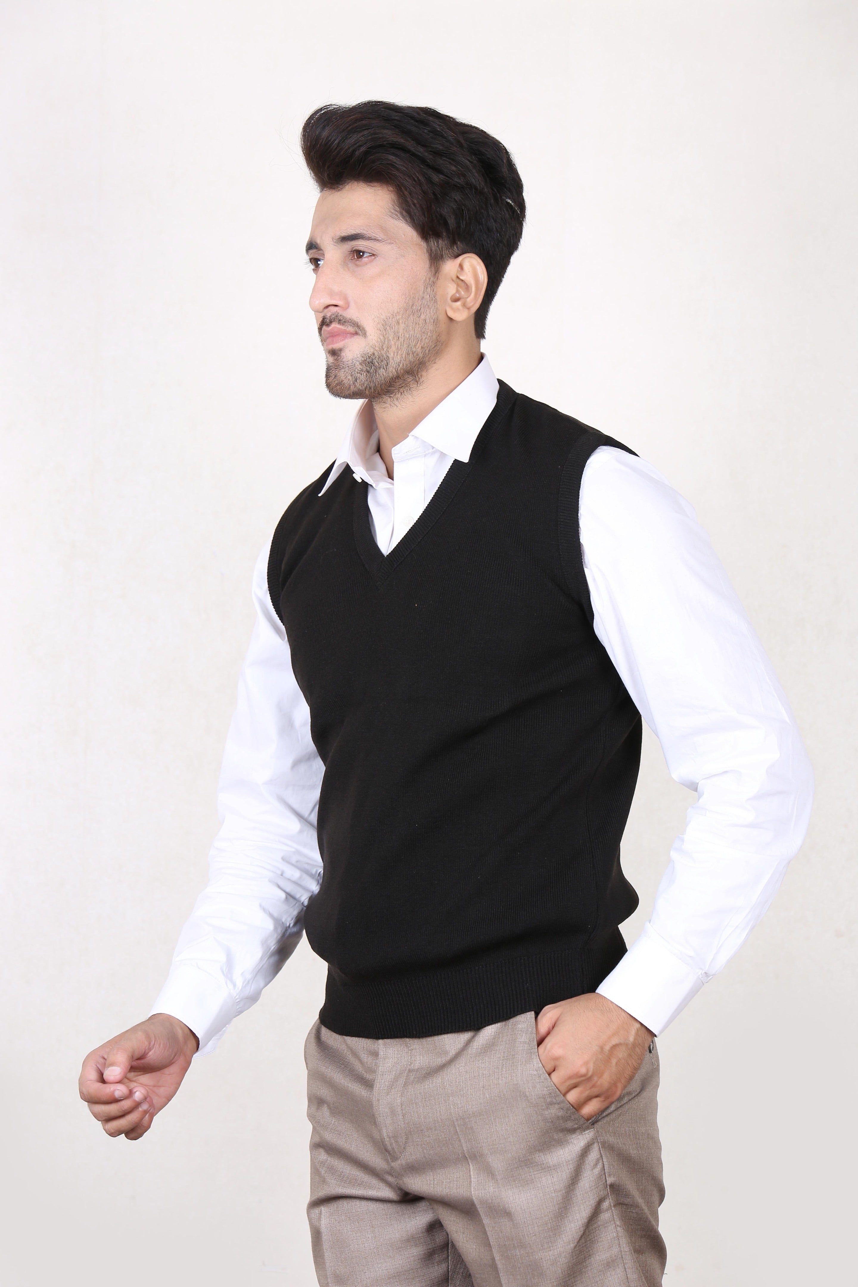 Black dress outlet sweater men