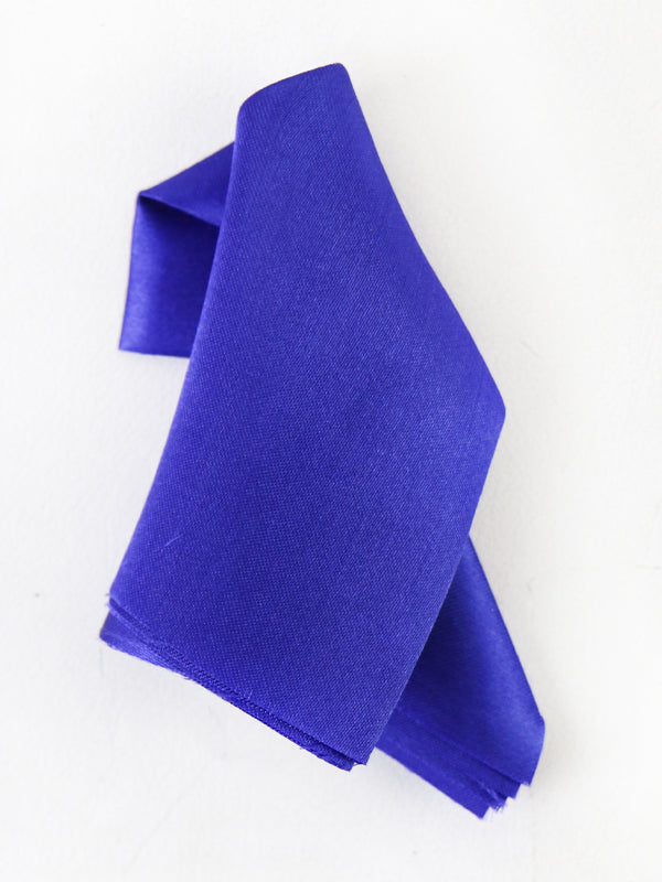 Plain Pocket Square for Men's Bright Blue