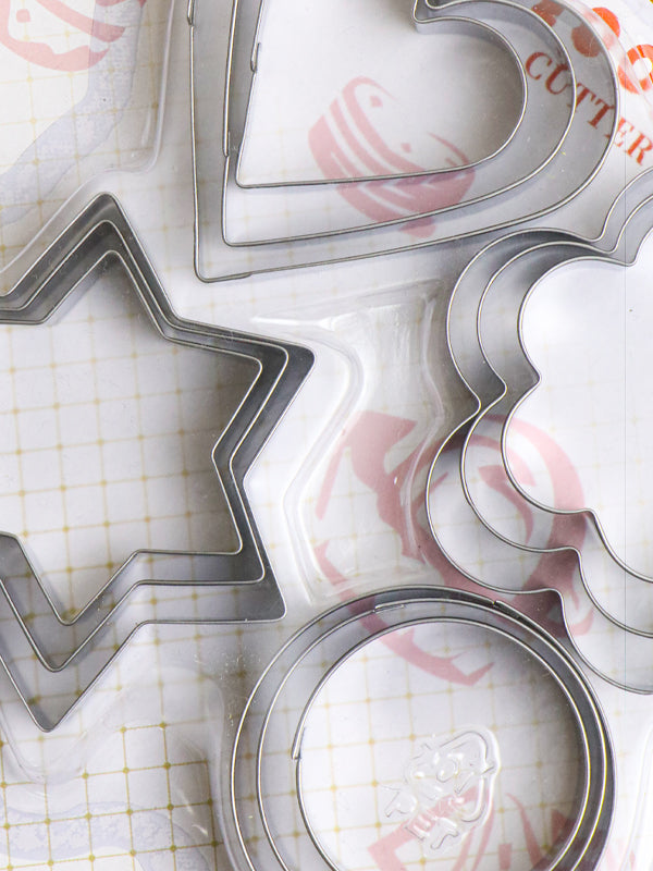 12 Pcs Stainless Steel Cookie Cutter Set