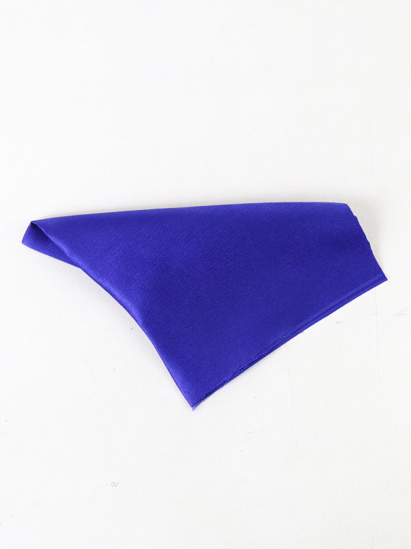 Plain Pocket Square for Men's Bright Blue