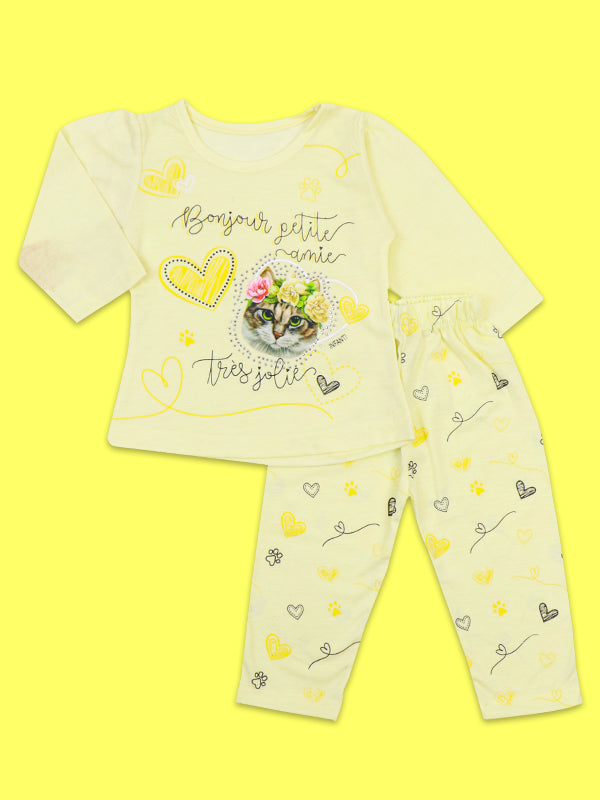 NG Girls Suit 1Yr - 4Yr Bonjour Light Yellow