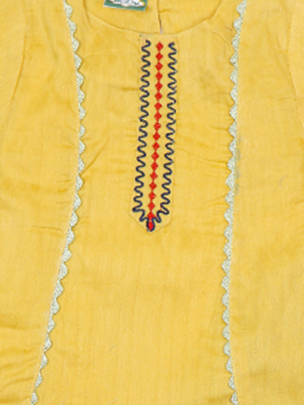 ZG Girls Suit 1Yr - 4Yrs Design 01 Yellow
