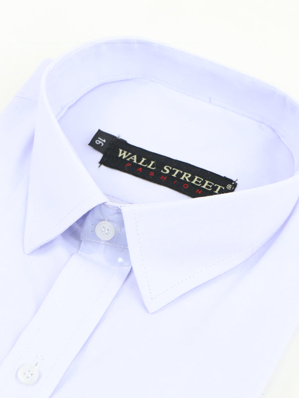 Men's Formal Dress Shirt Plain Neel White MFS371