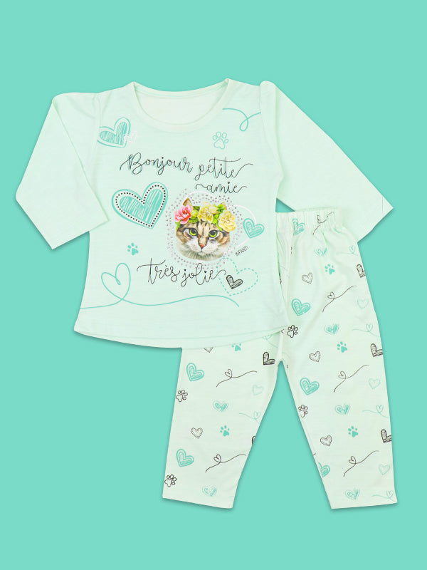 NG Girls Suit 1Yr - 4Yr Bonjour Light Green