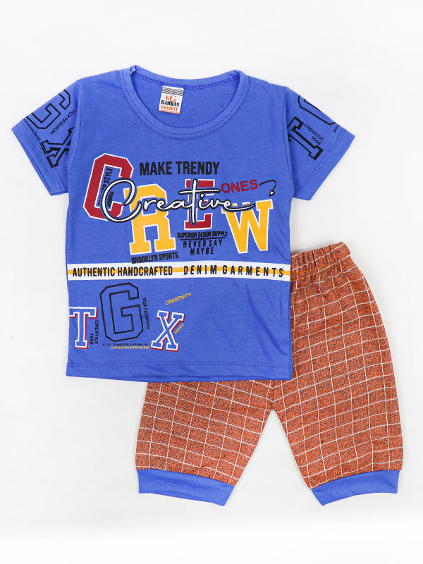 KG Kids Suit 1Yr - 4Yrs Crew Blue