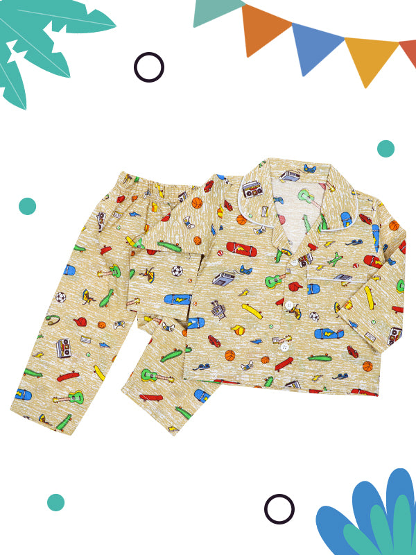 MC Cotton Night Suits 2 Yrs - 6 Yrs Printed Toys