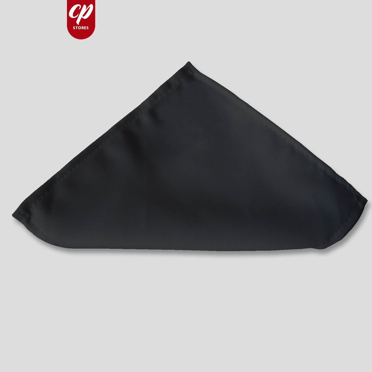 Plain Pocket Square for Men's Black