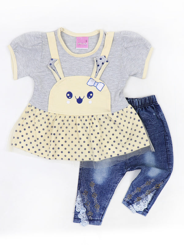 BG Girls Suit 1Yr - 4Yrs 01 Light Yellow