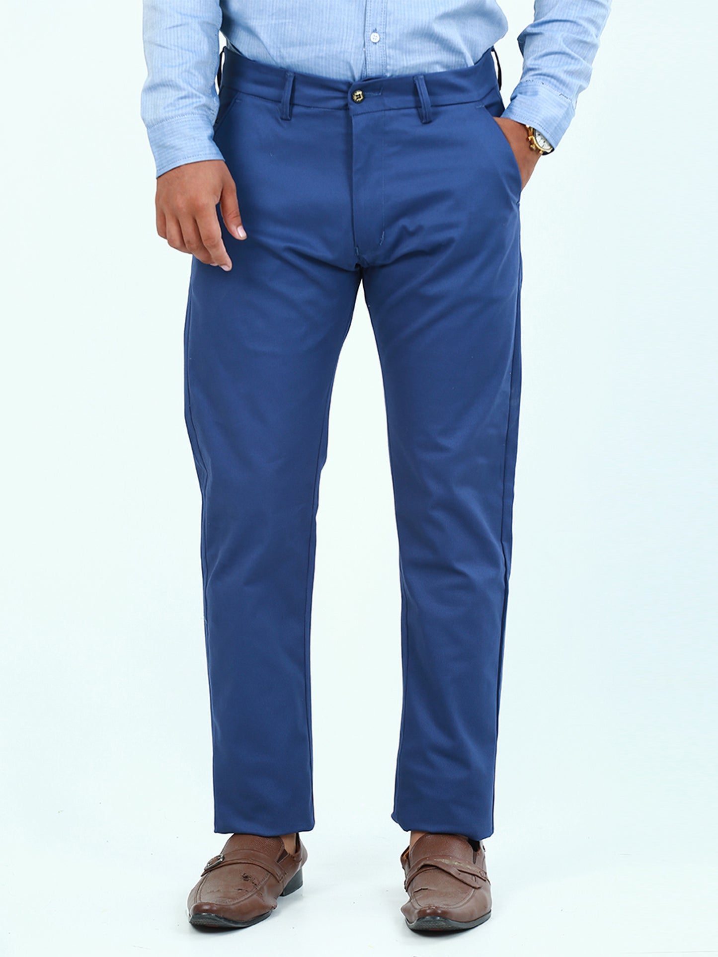 Cotton Chino Pant For Men Ink Blue MCP17