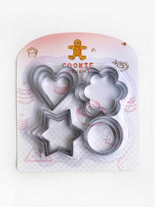 12 Pcs Stainless Steel Cookie Cutter Set